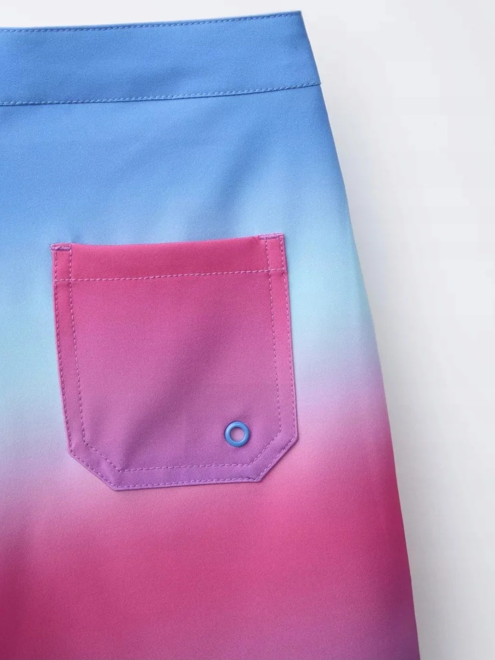 Zara Kids Gradient Blue Pink Purple Swim Board Shorts Size 13-14 NWT